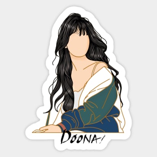 Doona Kdrama Art Sticker